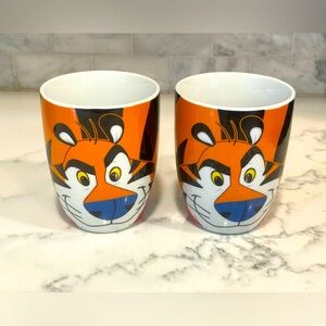Tony the Tiger Kelloggs Frosted Flakes Set of‎ Two Mugs